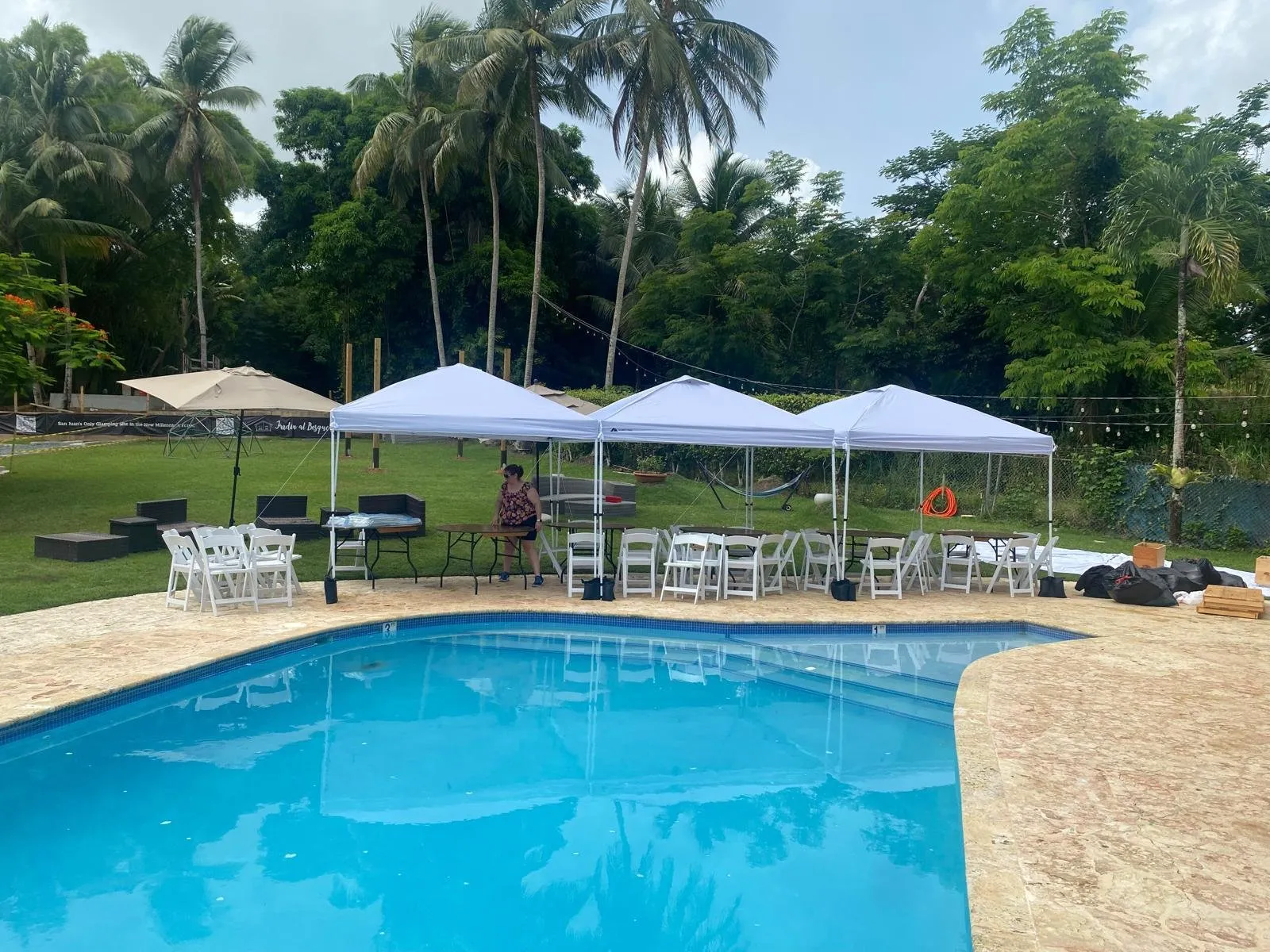 Equipo para eventos al aire libre